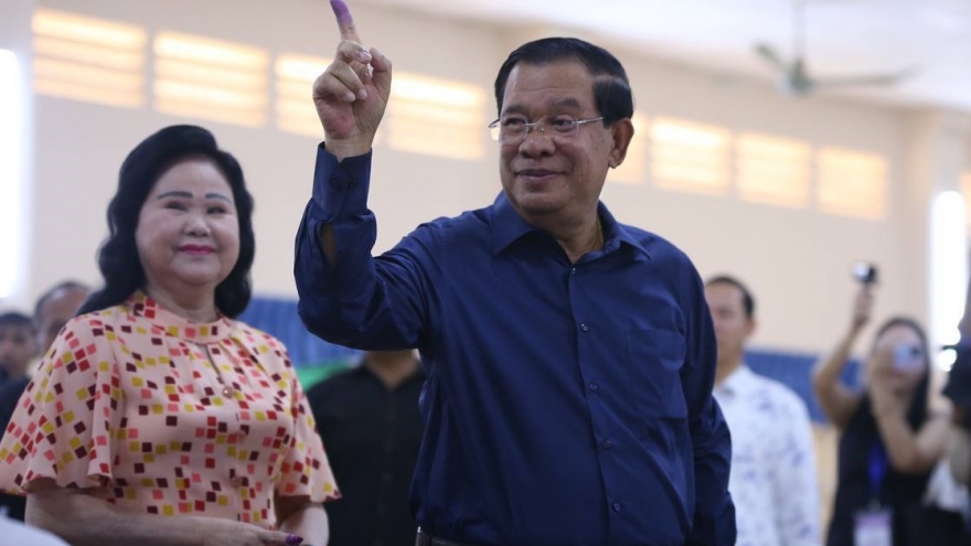 Hơn 9,7 triệu cử tri Campuchia đi bỏ phiếu bầu cử đại biểu Quốc hội